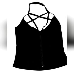 Killstar Rockoholic Halter Top Size S
